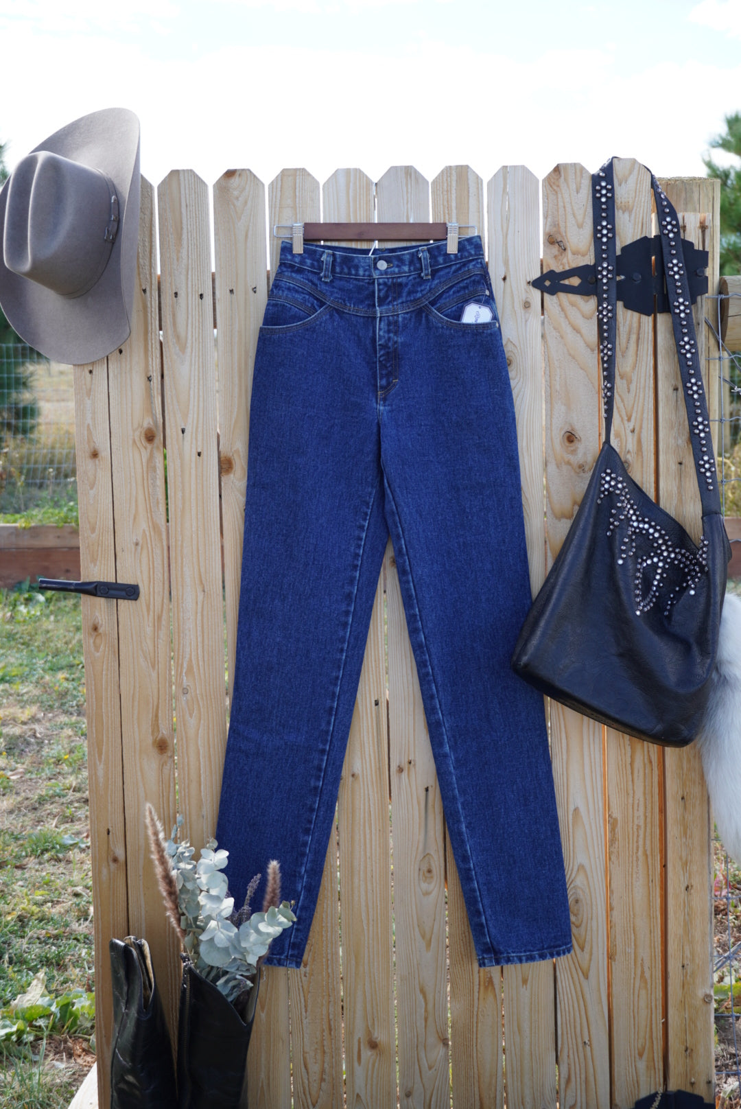 Vintage Denim Roper Jeans - Darkwash - 26