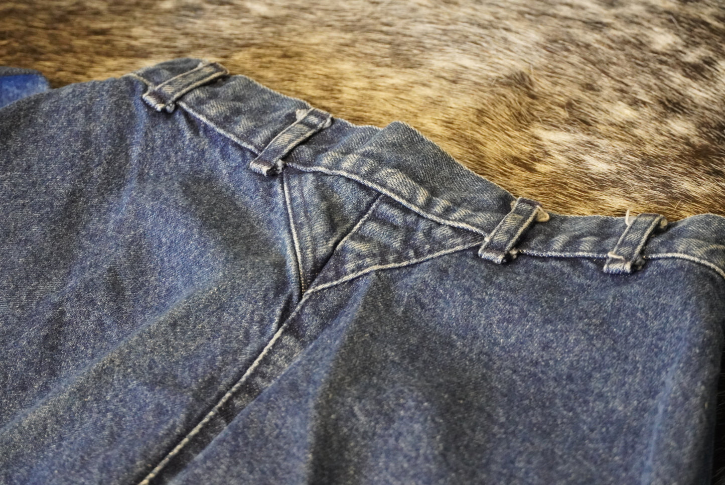 Cross-Button Vintage Roper Jeans - 27