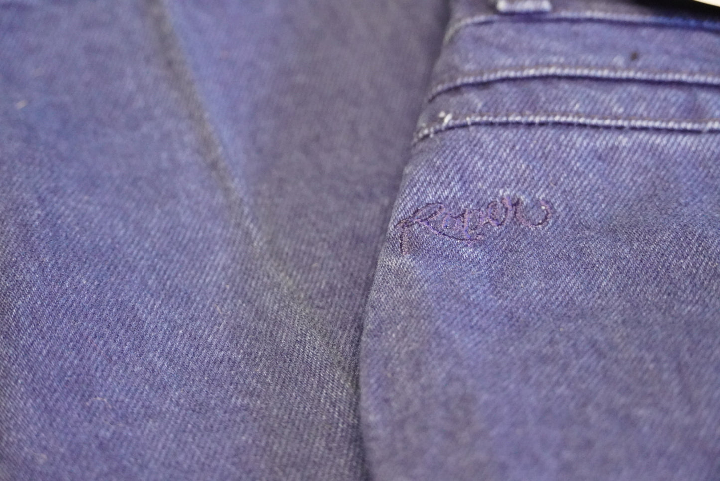 Vintage Roper Jeans with Pleated Pocket Detailing - 27